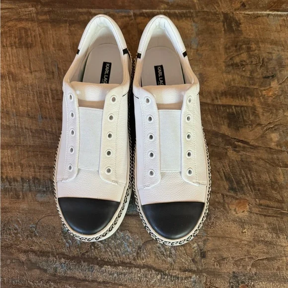 Karl Lagerfeld Axelle Laceless Sneakers - Picture 2 of 6